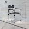 Flash Furniture 15" L, Plastic, Aluminum, Gray Quick Release Bath Chair DC-HY3523L-GRY-GG - alternate 1